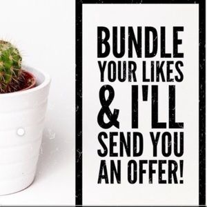 Bundle your likes and I’ll make you an offer!